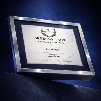 A InstaForex recebeu o Silver Laurel no Invest Cuffs 2025